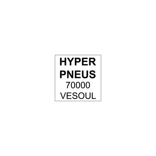 Persona stempel Printy 4923 geel - 30 x 30 mm - maxi 5 lijnen