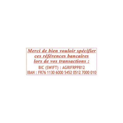 Rode stempel PRINTY 4913 rode inkt - 6 regels 