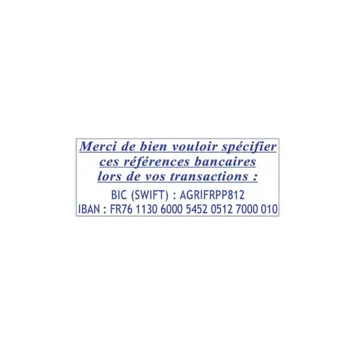 Personaliseerbare stempel Printy 4913 - Blauwe inkt - 6 regels max - TRODAT