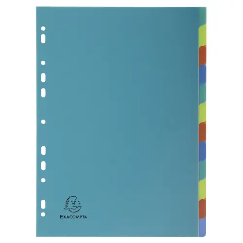 Interne tabbladen Forever EXA PP gerecycled voor A4-formaat - 12 tabs