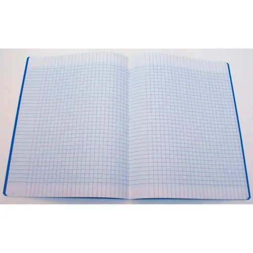 Polypropyleenschrift genaaid 96 bladzijden SEYES 240x320 90g blauw