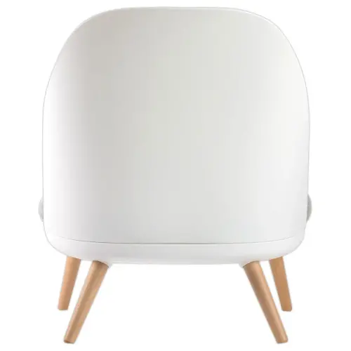 Fauteuil COCOON Wit / Grijs Geassembleerd