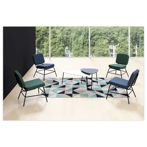 Bijzettafel 60 cm zwart
