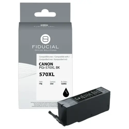 Cartridge Canon PGI-570XL zwart compatibel FIDUCIAL