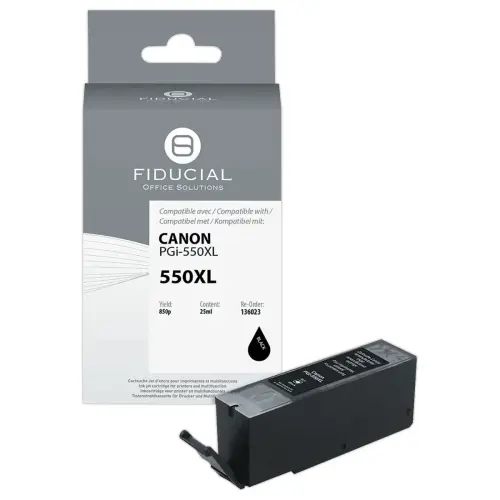 Cartridge Canon PGi-550XL zwart foto compatibel FIDUCIAL