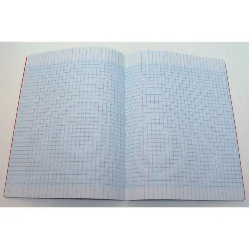 Polypropyleen schrift met nietjes 48 pagina's SEYES 240x320 90g rood 