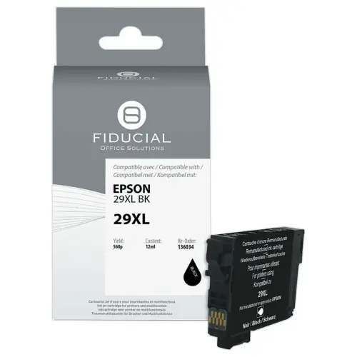 Cartridge Epson 29XL zwart compatibel FIDUCIAL