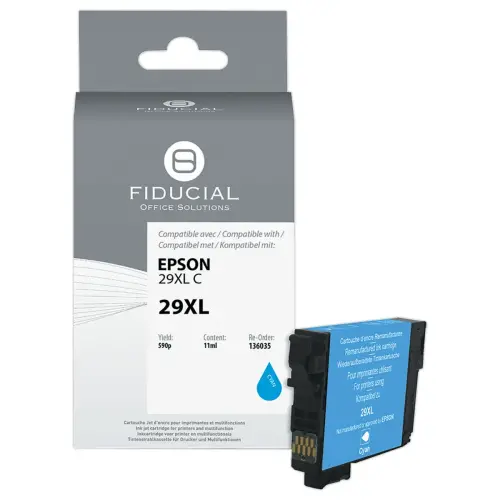 Cartridge Epson 29XL cyaan compatibel FIDUCIAL