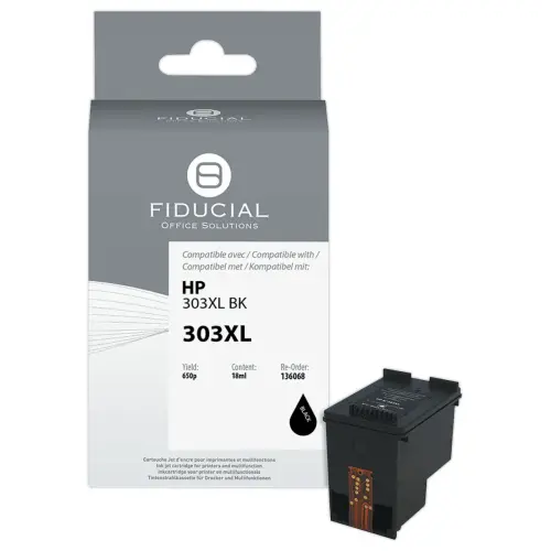 Cartridge Hp303XL zwart compatibel FIDUCIAL 