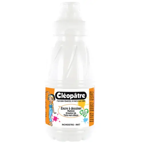 Watergebaseerde tekeninkt - CLEOPÂTRE - 500ml - wit