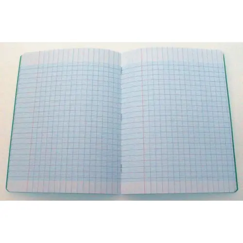 Polypropyleen schrift met nietjes 48 pagina's SEYES 90g 170x220 groen