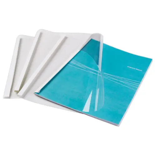 100 Voorgegomde kaften A4 met rug 12cm - Thermisch inbinden -