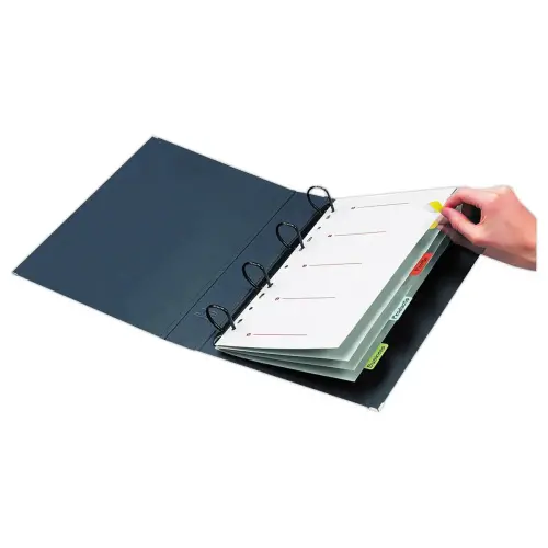 48 Indextabs - Klassieke kleuren 12 x 40 mm