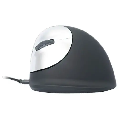 R-Go HE Ergonomische verticale muis bedraad voor linkshandigen model medium