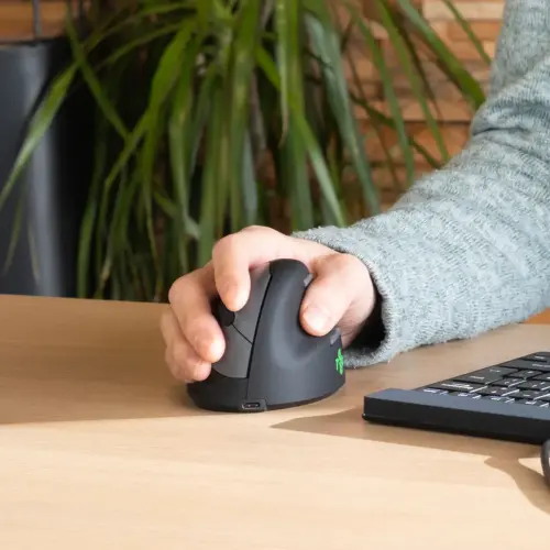R-Go HE Ergonomische draadloze verticale muis voor rechtshandigen, groot model