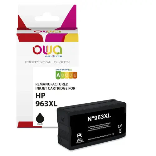 Cartridge eq. HP 3JA30AE - Hoge capaciteit - Zwart - OWA 