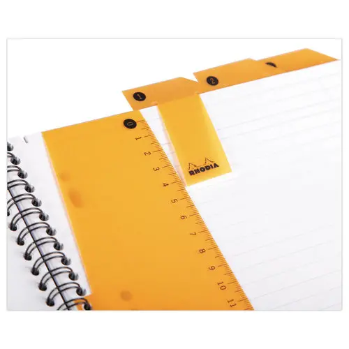 Polypropyleen schrift - 160 pagina's A5+ 5x5 - RHODIA 