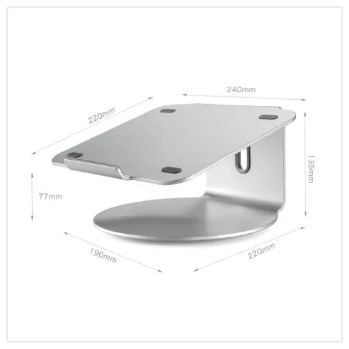 Draai- en ergonomische steun voor laptop 