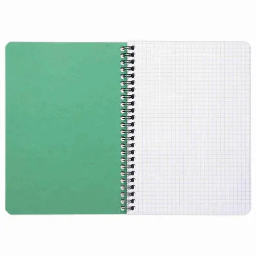 Gerecycled spiraalnotitieboek A5 pagina's 5x5. 