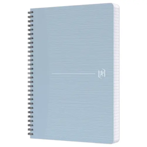 Cahier recycl&eacute; &agrave; spirales 180 pages 90g - A5 - 5x5 - OXFORD 