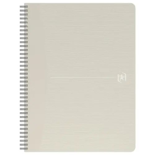 Recycled notepad with spirals 100 pages 90gr A4 5x5. 