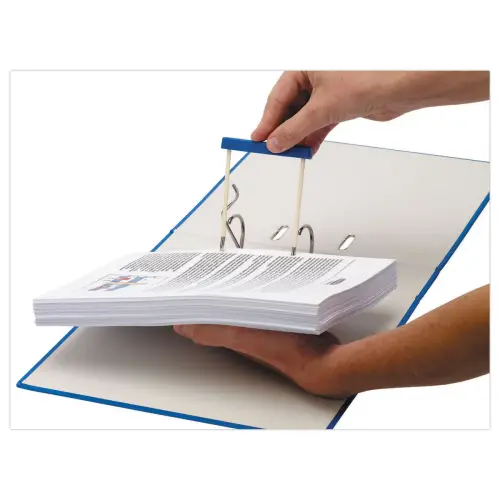 100  Universele A4 archiveringsclips en blauwe lijst FELLOWES 
