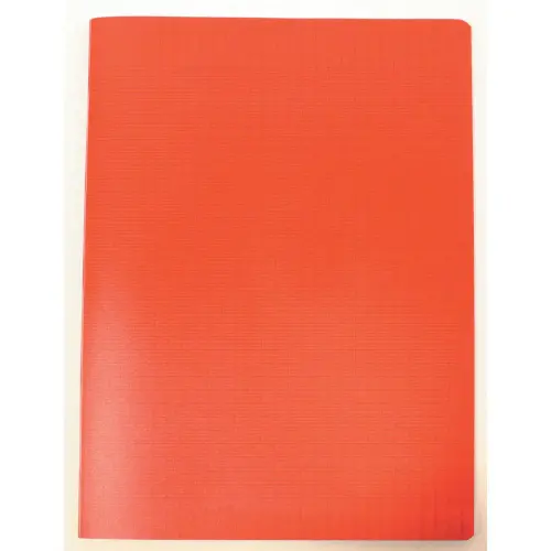 Polypropyleen schrift genaaid 96 bladzijden SEYES 240x320 90g rood