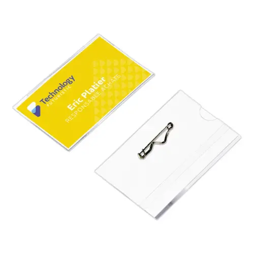 100 Speldbadges 7,5 x 4 cm