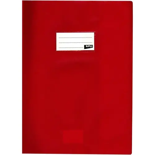 Schriftbeschermer 21 x 29,7 cm Apli - polypropyleen 19/100 - rood
