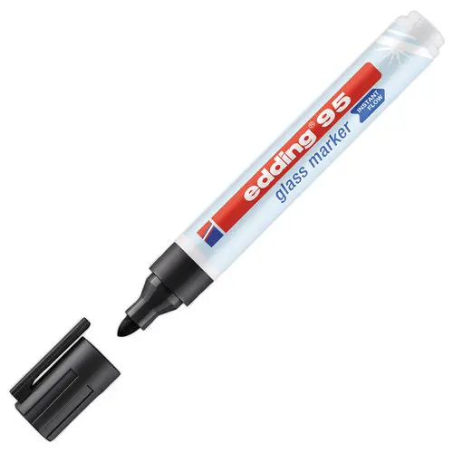 Glasoppervlak marker uitwisbaar EDDING 95 - Punt met een scherpe punt