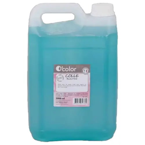 Blauwe vloeibare lijm, waterwasbaar - O'Color - 5L