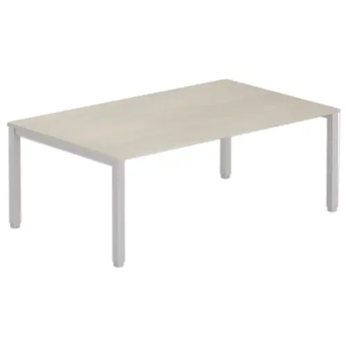 Rechthoekige modulaire tafel 200 x 120 acacia/alu