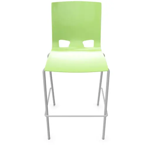 Hoge kruk FONDO HOCKER polypropyleen groen