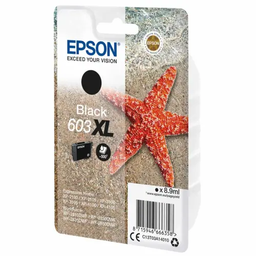 Epson 603 XL zwarte cartridge