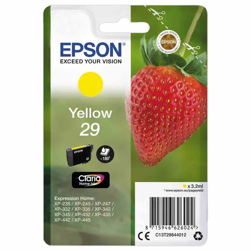 Epson 29 Gele "Aardbei" Cartridge 