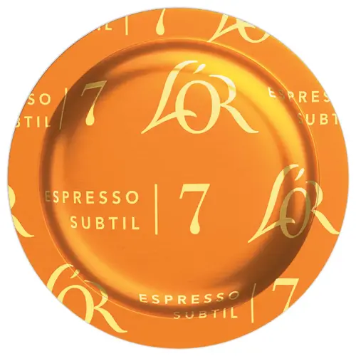 50 Capsules DISC café L'OR Espresso Subtil