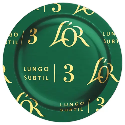 50 Schijfcapsules koffie L'OR Lungo Subtiel