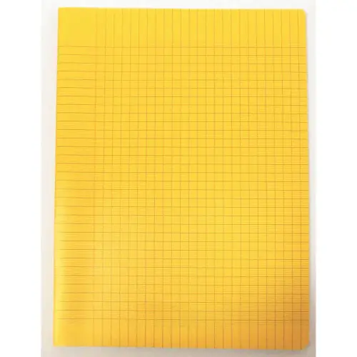 Polypropyleen schrift, genaaid, 48 pagina's SEYES 240x320 90g geel 
