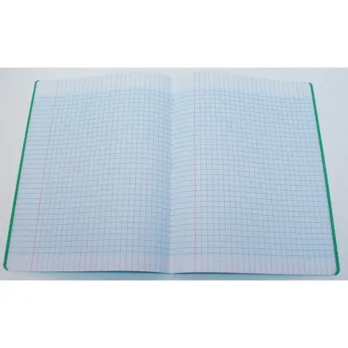 Polypropyleen schrift, genaaid, 96 pagina's SEYES, 240x320 mm, 90g, groen