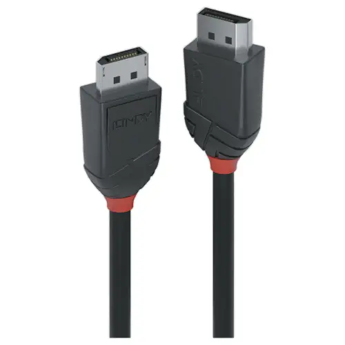 DisplayPort-kabel 1.2, Black Line, 1m - LINDY