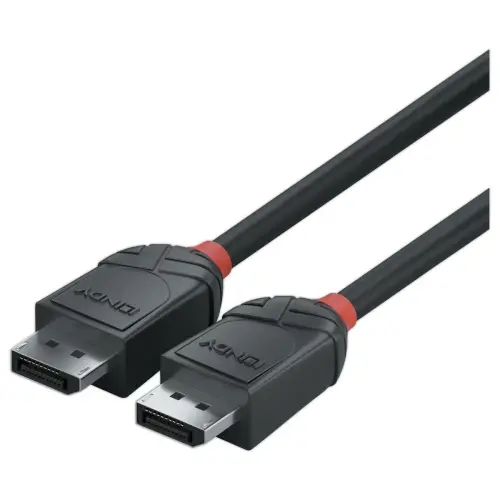 DisplayPort-kabel 1.2, Black Line, 1m - LINDY