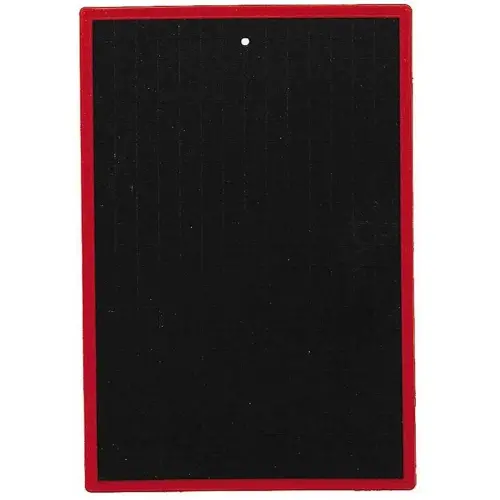 Natuurlijke leisteen - WONDAY - 1 effen zijde - 1 zijde 5x5 - rand van plastic - 17x25 cm