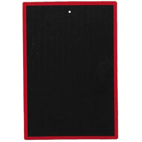 Natuurlijke leisteen - WONDAY - 1 effen zijde - 1 zijde 5x5 - rand van plastic - 17x25 cm