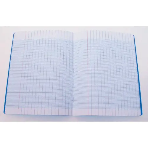 Polypropyleen schrift genaaid 96 pagina's SEYES 170x220 90g blauw