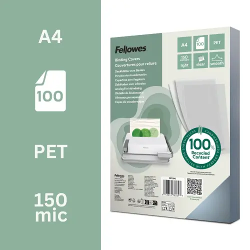 100  A4 INBINDING COVER 150&micro; 
