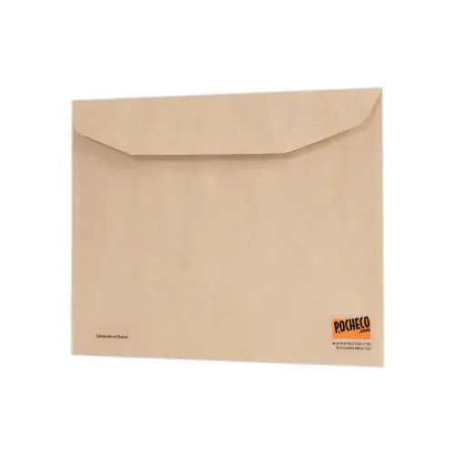 1000 MSP enveloppen van kraftpapier - 85g - 162x229mm - Venster 45x100mm - POCHECO