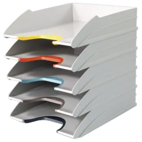 5 Brievenbakjes Varicolor - Wit