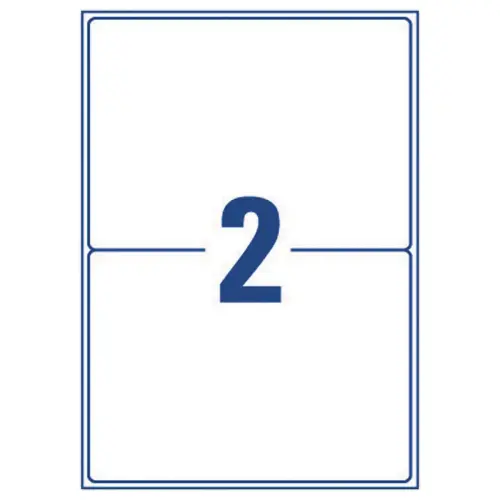 100 Etikettenbladen 199,6x143,5 mm 200etik/box