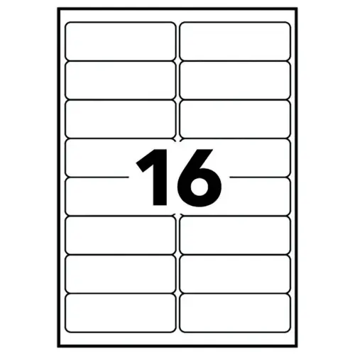 15  Etikettenbladen 99,1x33,9 mm 240etik/box 