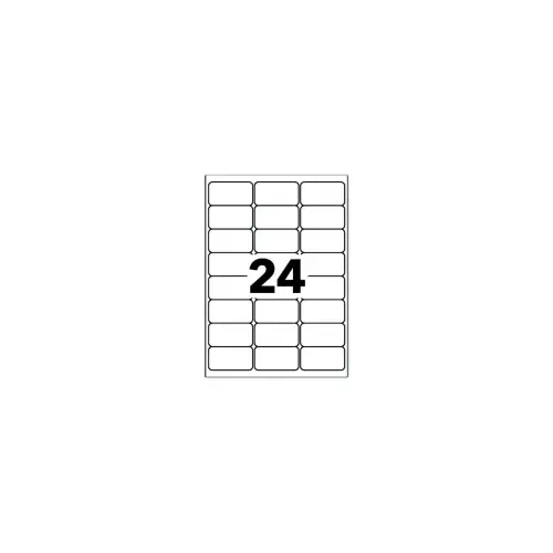 15  Vellen etiketten 63,5x33,9 mm - AVERY 